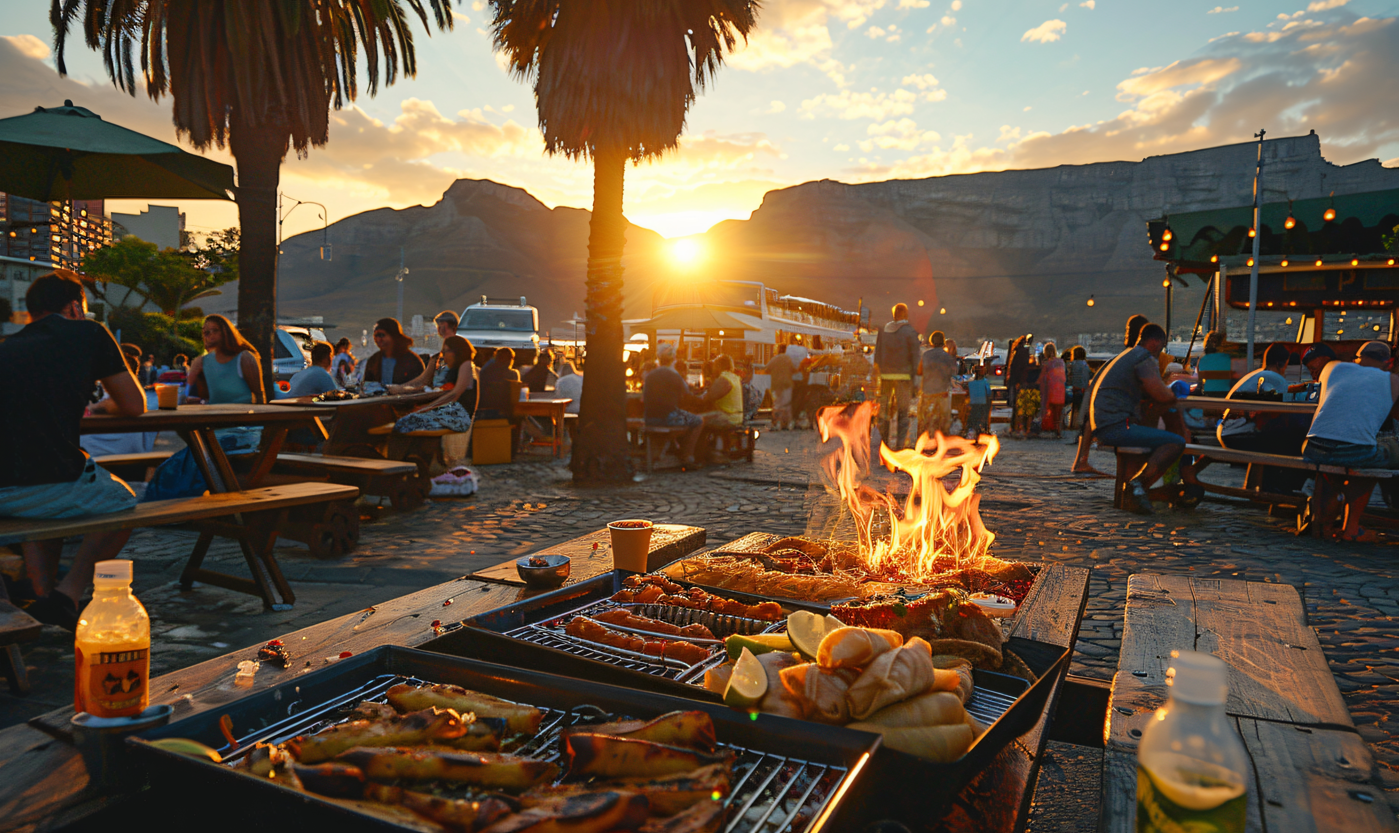 Plage, Feu de Camp, Barbecue